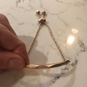 Kendra Scott Rose Gold & CZ Adjustable Bracelet